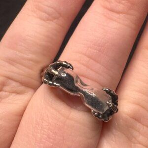 OMNIA Studios "Moira" Ring – Antiqued Sterling Silver – Size 8